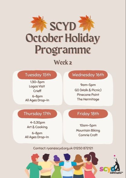 SCYD October Holiday Programme 